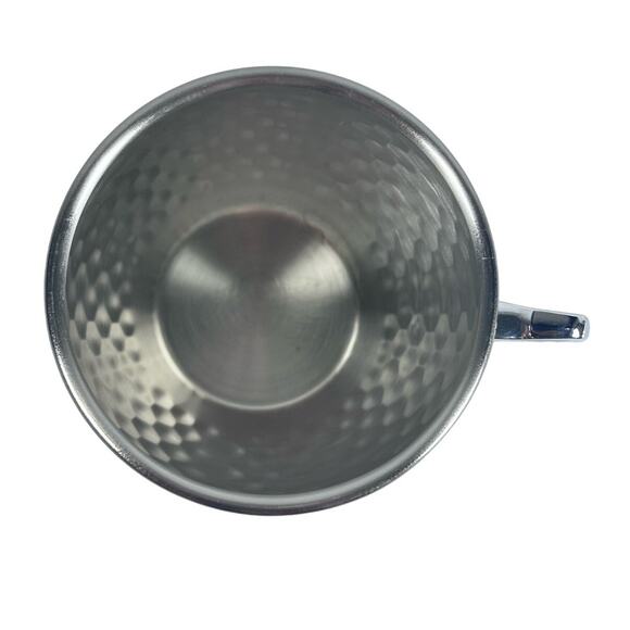 Moscow Mule Stainless Steel Mug Gunmetal Gray Chrome Handle-Excellent! - Picture 7 of 7